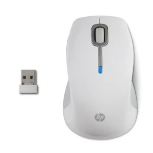 HP Wireless Comfort (Silver) Mobile mouse RF Wireless Laser