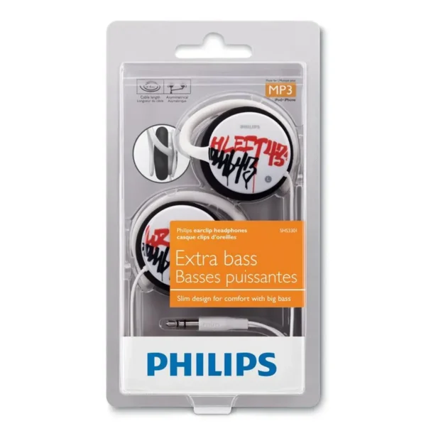 Philips SHS3301/28 headphones/headset Wired Ear-hook White
