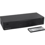 InLine Audio Video Toslink Switch 3 IN 1 OUT with IR remote