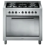 Indesit KP 9F 91 SX Freestanding cooker Electric/Gas Combi Stainless steel