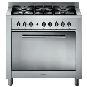 Indesit KP 9F 91 SX Freestanding cooker Electric/Gas Combi Stainless steel