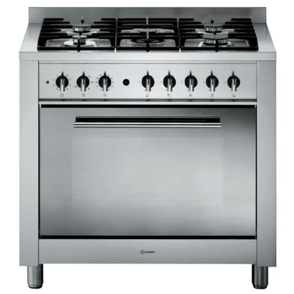 Indesit KP 9F 91 SX Freestanding cooker Electric/Gas Combi Stainless steel