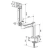 Neomounts FPMA-D941 monitor mount / stand 61 cm (24″) Desk Silver