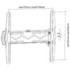 InLine Wall Bracket for TFT / LED / Plasma 81 – 140cm 32 – 55″ max. 50kg