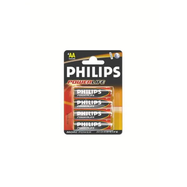 Philips PowerLife LR6PB4C AA Alkaline Battery