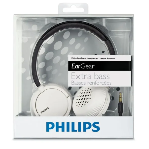 Philips SHL5003/28 headphones/headset Wired Head-band Black, White