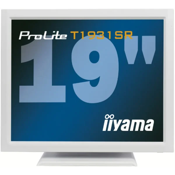 iiyama ProLite T1931SR-1 computer monitor 48.3 cm (19″) 1280 x 1024 pixels LED Touchscreen Tabletop White