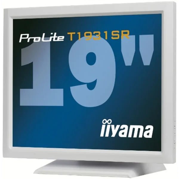 iiyama ProLite T1931SR-1 computer monitor 48.3 cm (19″) 1280 x 1024 pixels LED Touchscreen Tabletop White