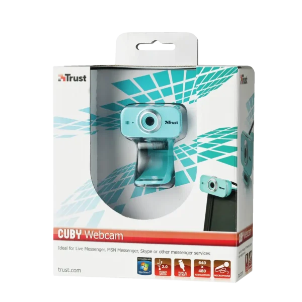 Trust Cuby webcam 640 x 480 pixels Blue