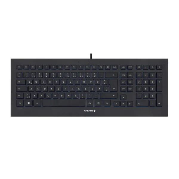 CHERRY Strait keyboard Universal USB QWERTY US English Black