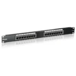 Equip 16-Port Cat.5e Unshielded Patch Panel, Black