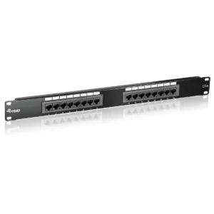 Equip 16-Port Cat.5e Unshielded Patch Panel, Black