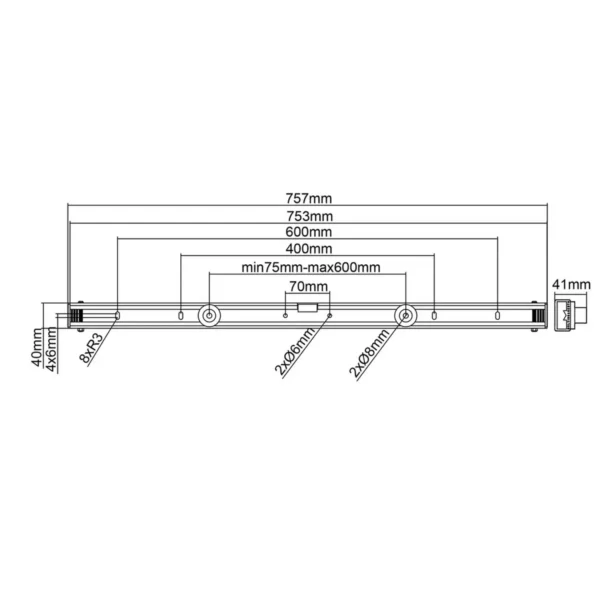 Multibrackets M Universal Wallmount Black Medium