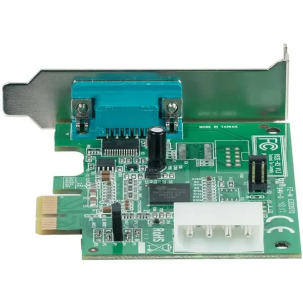 StarTech.com Discontinued and replaced by PEX1S953LP – 1 Port Low Profile Native PCI Express RS232 Serial Card with 16950 UART – PCIe Serial Card – 1 Port LP RS232 Card