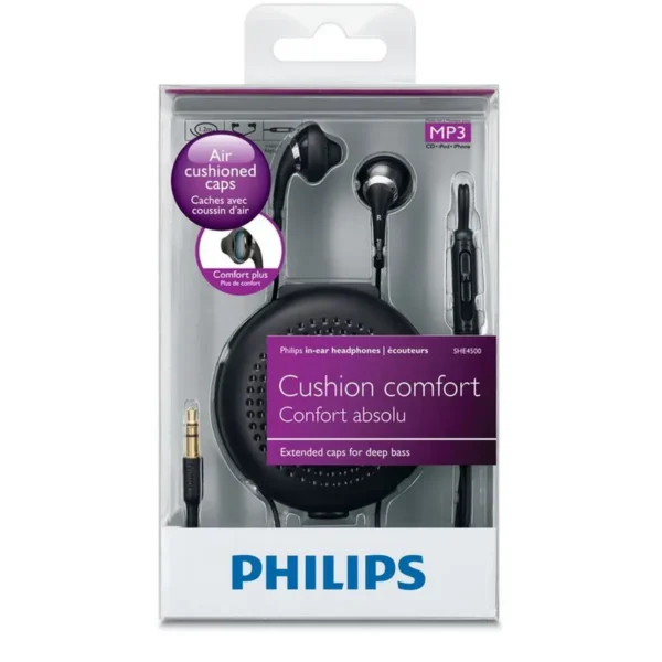 Philips SHE4500/28 headphones/headset Wired In-ear Black