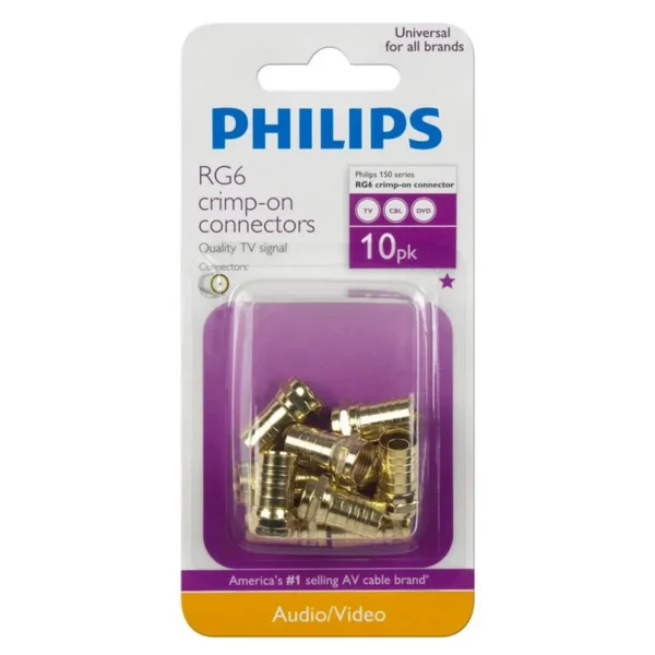 Philips SWV1047H/17 coaxial connector F-type 1 pc(s)