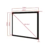 Multibrackets M 1:1 Framed Projection Screen 200×200, 112″
