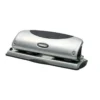 Rexel Precision 425 4 Hole Punch Silver/Black