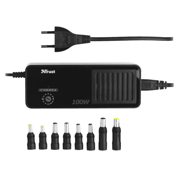 Trust 100W Multi Functional Notebook Power Adapter power adapter/inverter Black
