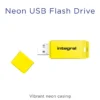 Integral 32GB USB2.0 DRIVE NEON YELLOW