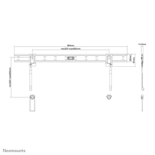 Neomounts tv wall mount