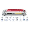 FRITZ! Box Fon WLAN 7390 + Fon MT-F wireless router Gigabit Ethernet Dual-band (2.4 GHz / 5 GHz) Grey, Red