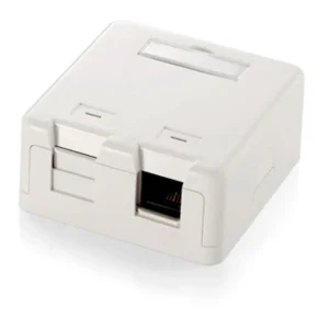 Equip 2-Port Keystone Jack Surface Mount Box