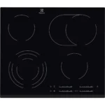 Electrolux EHF6547FOK Black Built-in 60 cm Ceramic 4 zone(s)