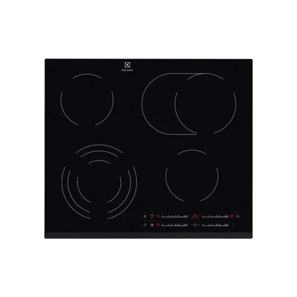 Electrolux EHF6547FOK Black Built-in 60 cm Ceramic 4 zone(s)