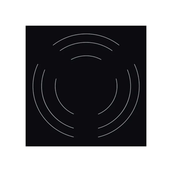 Electrolux EHF6547FOK Black Built-in 60 cm Ceramic 4 zone(s)