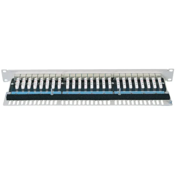 Intellinet Patch Panel, Cat5e, FTP, 24 Port, 1U, Beige/Grey