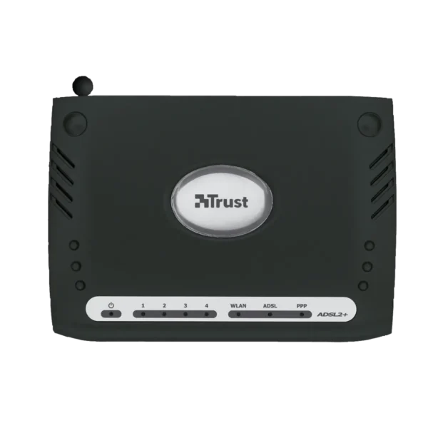 Trust Wireless ADSL2+ Modem-Router 54Mbps MD-5700 wireless router Black