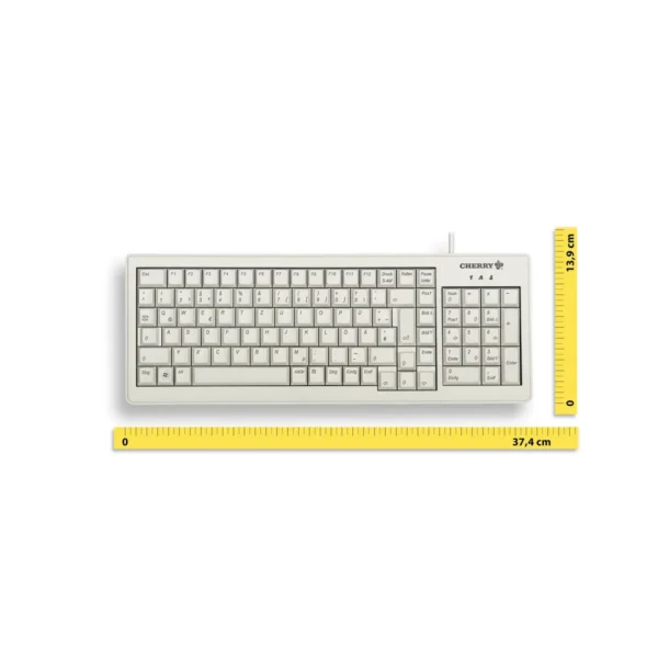 CHERRY XS G84-5200 keyboard Office USB + PS/2 QWERTY English Grey
