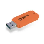 Integral 64GB USB3.0 DRIVE NEON ORNG UP TO R-100 W-30 MBS