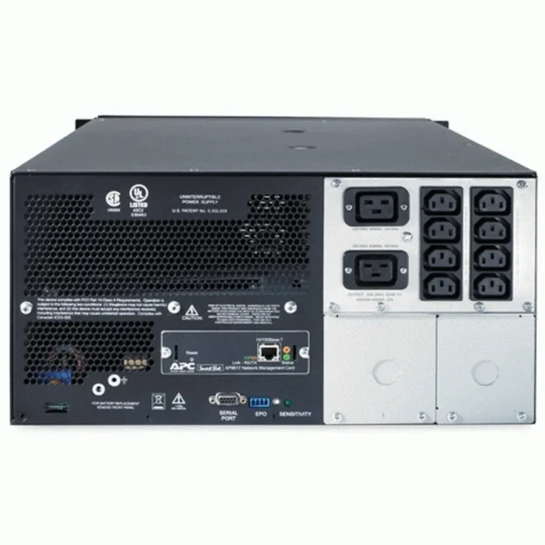 APC Smart-UPS SUA5000RMI5U – 5000VA, 8x C13, 2x C19 outlet, NMC, Rackmount/Tower