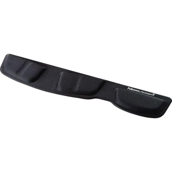 Fellowes Keyboard Wrist Rest – Health-V Wrist Rest with Antibacterial Protection – Ergonomic Wrist Support for Computer, Laptop, Home Office Use – Black