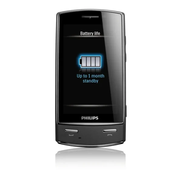 Philips Xenium CTX806BLK/00 mobile phone 7.62 cm (3″) 136.5 g Black