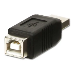 Lindy USB Adapter, USB A Male to B Female