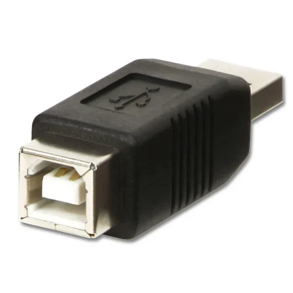 Lindy USB Adapter, USB A Male to B Female