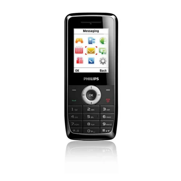 Philips Xenium X100 4.57 cm (1.8″) 52.7 g Silver Entry-level phone