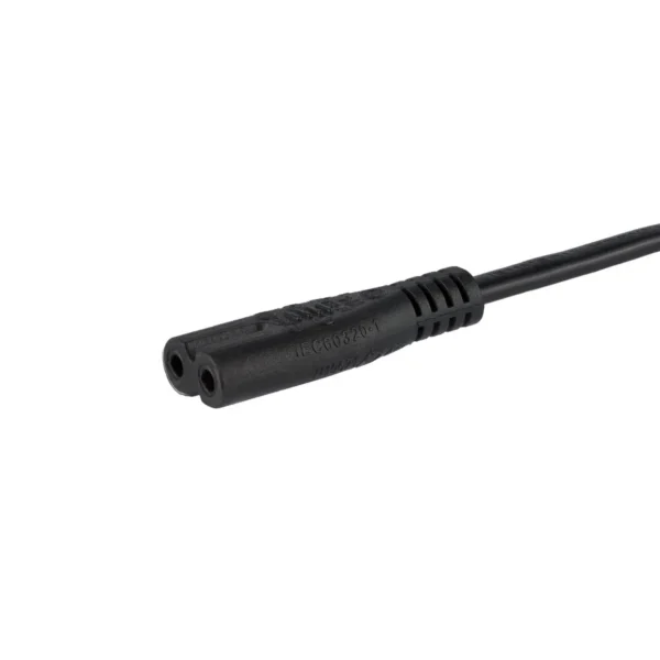 StarTech.com 6ft (2m) UK Laptop Power Cable, BS 1363 to C7, 2.5A 250V, 18AWG, Black, UK Laptop Replacement Cord, Printer Power Cable, AC Laptop Charger Cord, Laptop Power Brick Cord