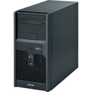 Fujitsu ESPRIMO P2550 Intel® Core™2 Quad Q8300 4 GB DDR3-SDRAM 500 GB NVIDIA® GeForce® 7050 Windows 7 Professional Micro Tower PC Black