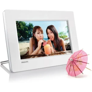 Philips SPF1027/93 digital photo frame White 17.8 cm (7″)