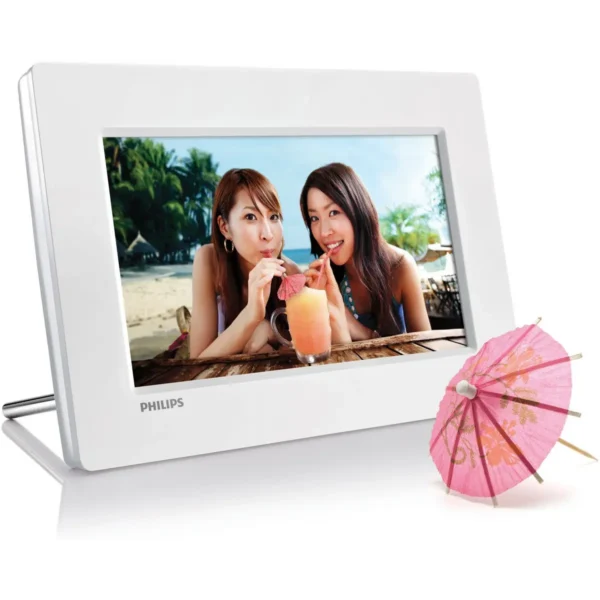 Philips SPF1027/93 digital photo frame White 17.8 cm (7″)