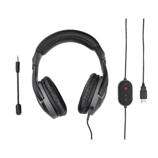 Trust GXT 37 Headset Wired Head-band Gaming Black, Red