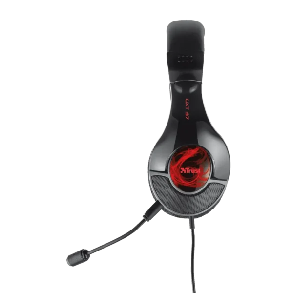 Trust GXT 37 Headset Wired Head-band Gaming Black, Red