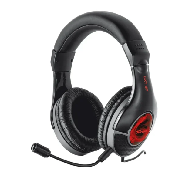 Trust GXT 37 Headset Wired Head-band Gaming Black, Red