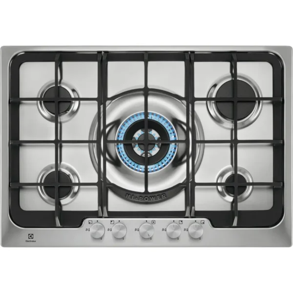 Electrolux PX750UOV Stainless steel Built-in 74.5 cm Gas 5 zone(s)
