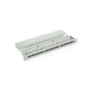 Equip 16-Port Cat.5e Shielded Patch Panel, Light Grey
