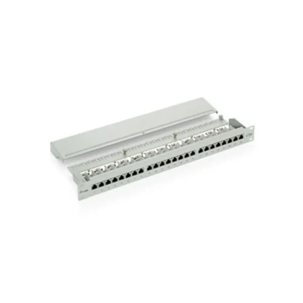 Equip 16-Port Cat.5e Shielded Patch Panel, Light Grey